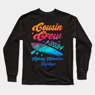 Cousin Crew 2024 Summer Vacation Beach Family Trips Long Sleeve T-Shirt